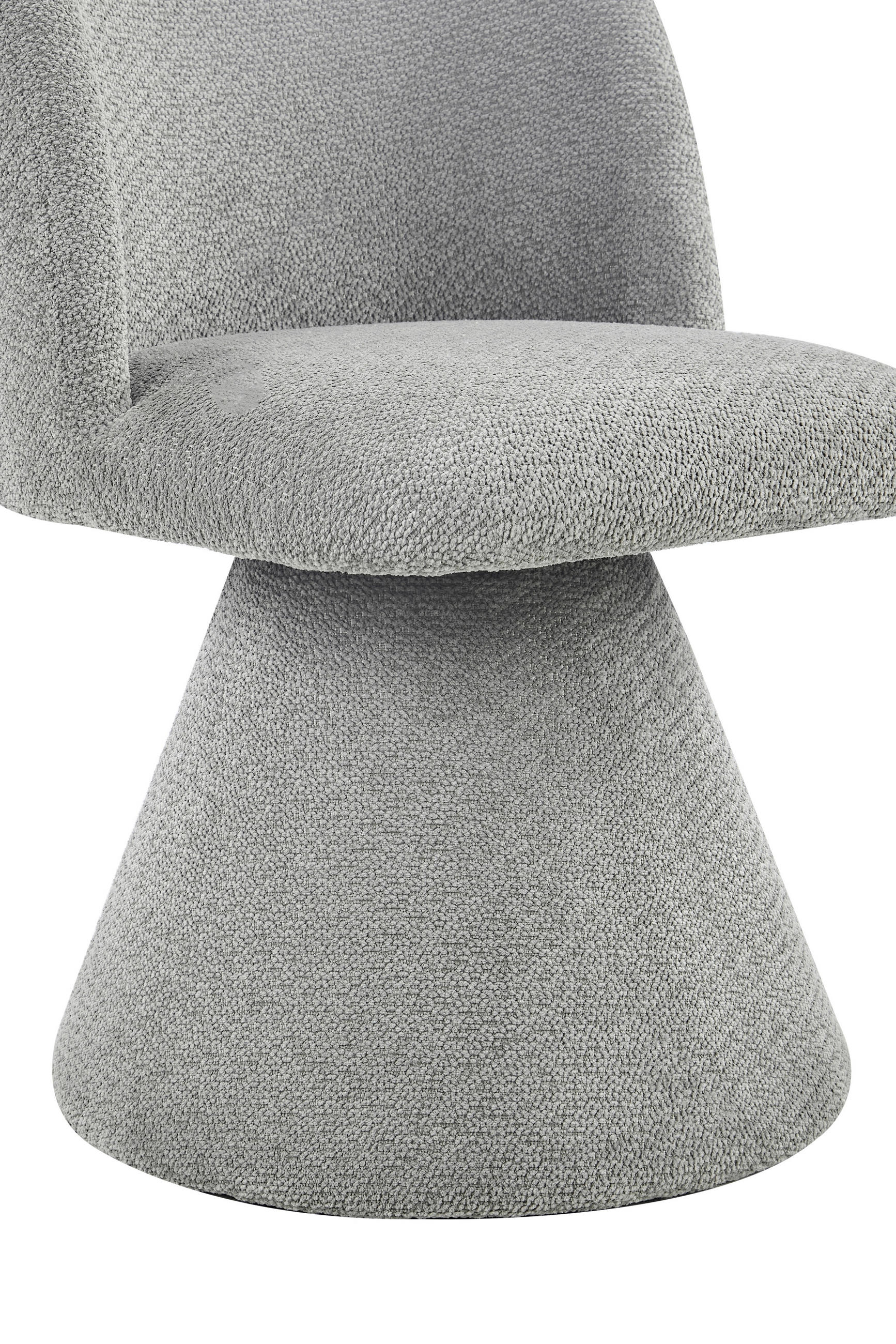 Thumbnail - Mid.you Stuhl-Set, Grau, Metall, Textil, Füllung: Schaumstoff, zylindrisch, Drehteller, 54x84x61 cm, Oeko-Tex® Standard ...