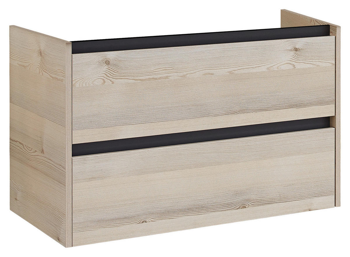 WASCHBECKENUNTERSCHRANK 80/51,3/45,5 cm  - Pinienfarben, KONVENTIONELL, Holzwerkstoff (80/51,3/45,5cm) - Xora