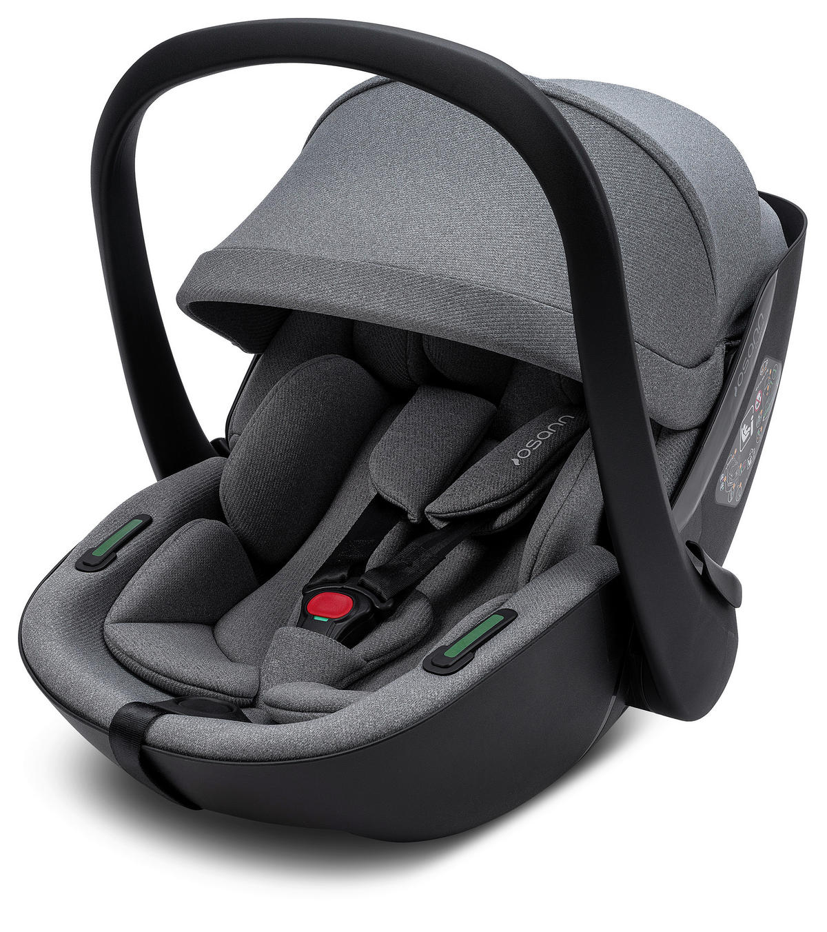 BABYSCHALE   - Grau, KONVENTIONELL, Kunststoff (68/43,5/52cm) - Osann