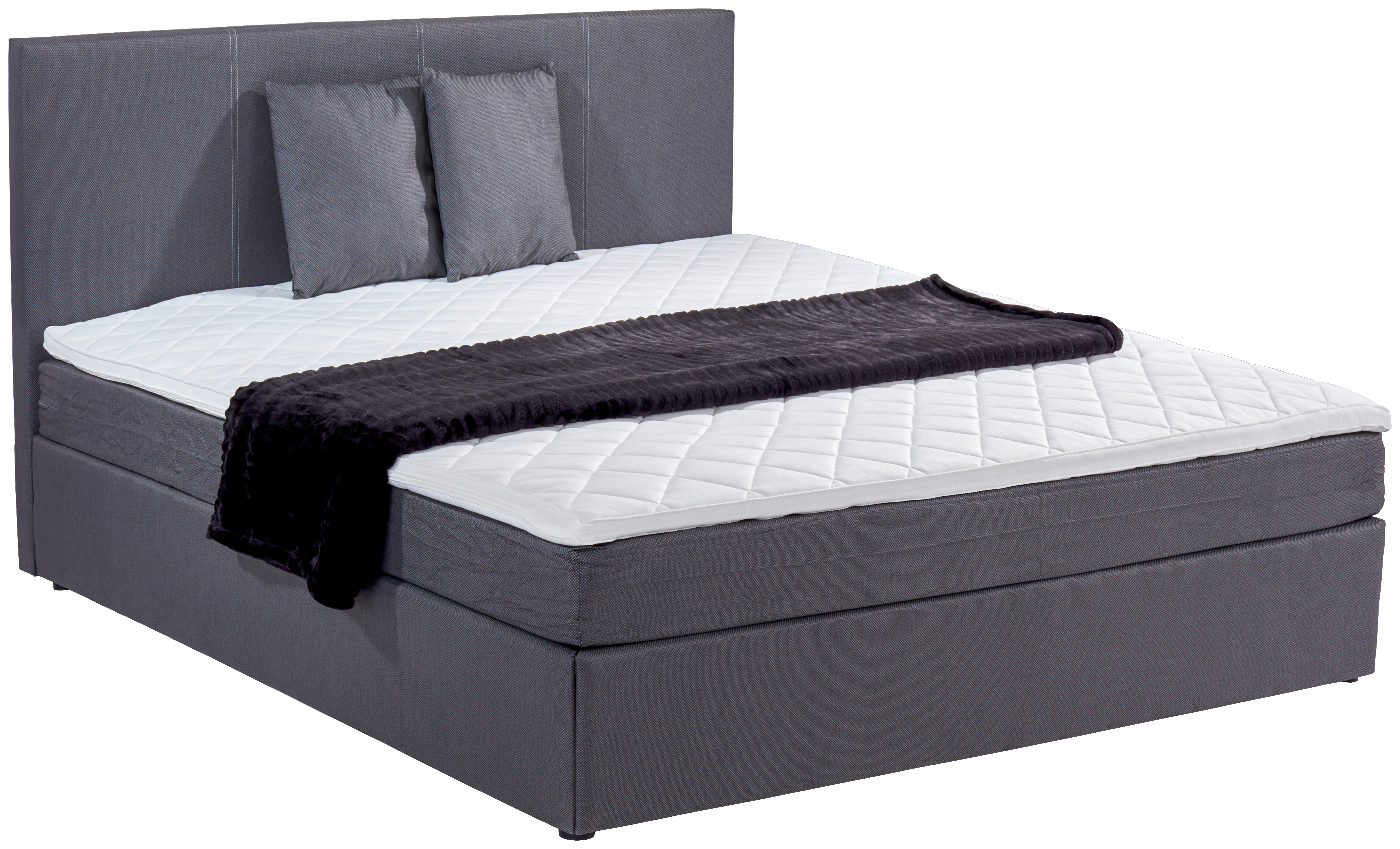 PAT TIP BOXSPRING FĂRĂ ARCURI 160/200 cm gri