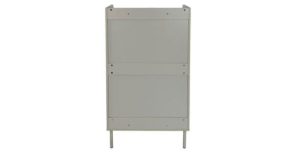 HIGHBOARD SNOW in 70/121,6/40 cm - Eichefarben/Goldfarben, Design, Holzwerkstoff/Metall (70/121,6/40cm) - Xora