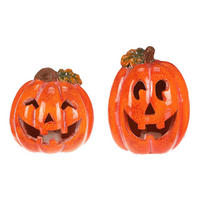 DEKORAČNÁ TEKVICA - oranžová, Basics, keramika (9/9/9cm)