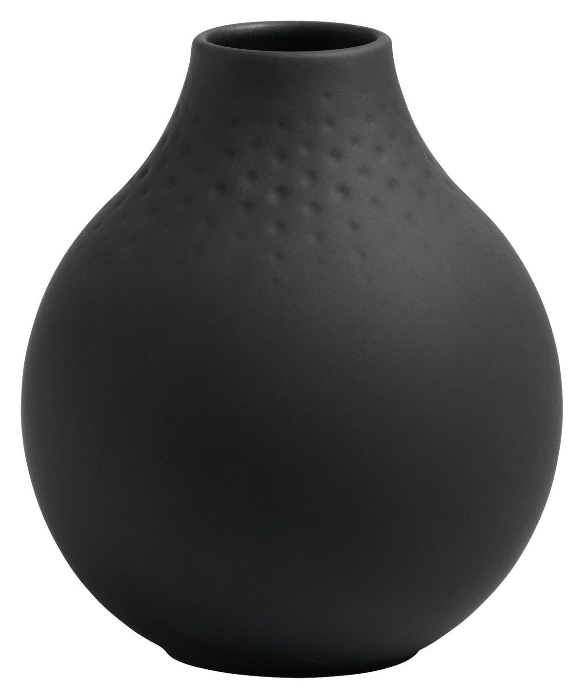 VASE Manufacture Collier 12 cm  - Schwarz, Design, Keramik (11/12cm) - Villeroy & Boch