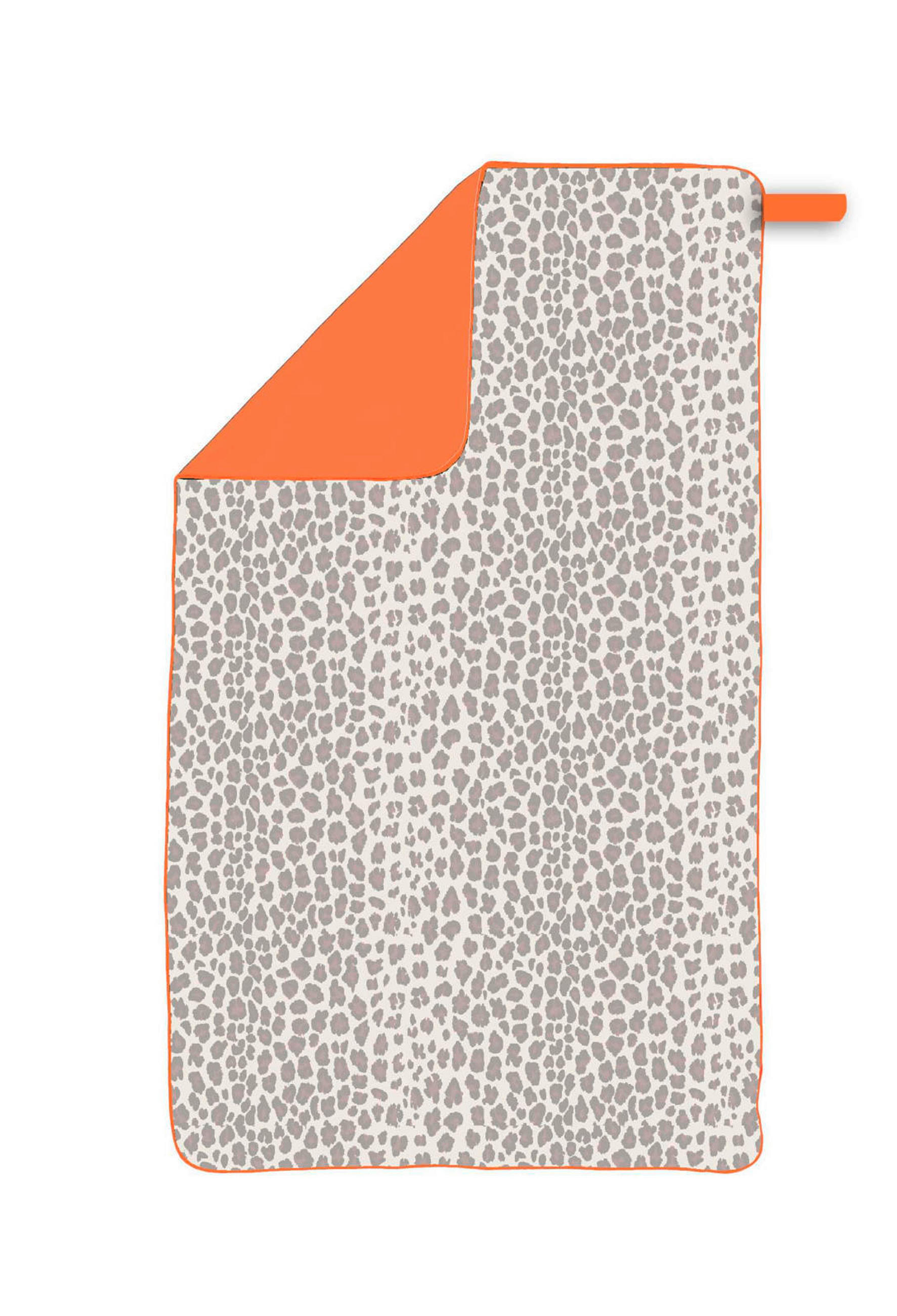 SPORTHANDTUCH 90/180 cm SPORTS Grau, Naturfarben, Orange  - Naturfarben/Orange, Basics, Textil (90/180cm) - S. Oliver
