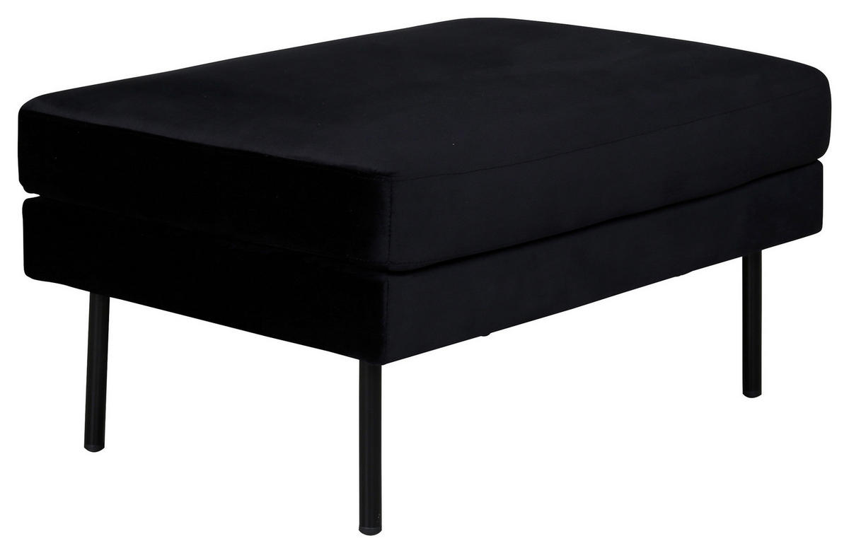 HOCKER in Metall, Textil  - Design, Textil/Metall (85/47/64cm) - Livetastic