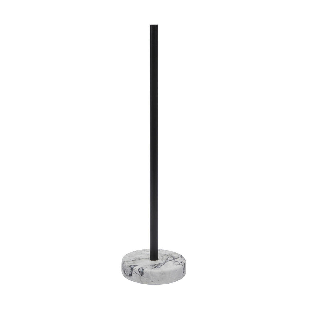 TOILETTENPAPIERHALTER - Schwarz/Weiß, Basics, Stein (12/12/47.2cm) - Aquanova