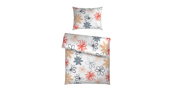 BETTWÄSCHE TIRANA Mikrofaser 160/210 cm - Terracotta, KONVENTIONELL, Textil (160/210cm) - Boxxx