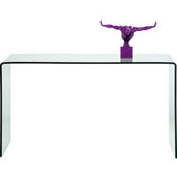 KONSOLENTISCH Transparent  - Transparent, Trend, Glas (120/30/76cm) - Kare-Design