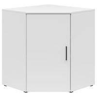 ECKKOMMODE 71,5/83/71,5 cm  in Weiss  - Weiss/Anthrazit, Modern, Holzwerkstoff/Kunststoff (71,5/83/71,5cm) - Carryhome