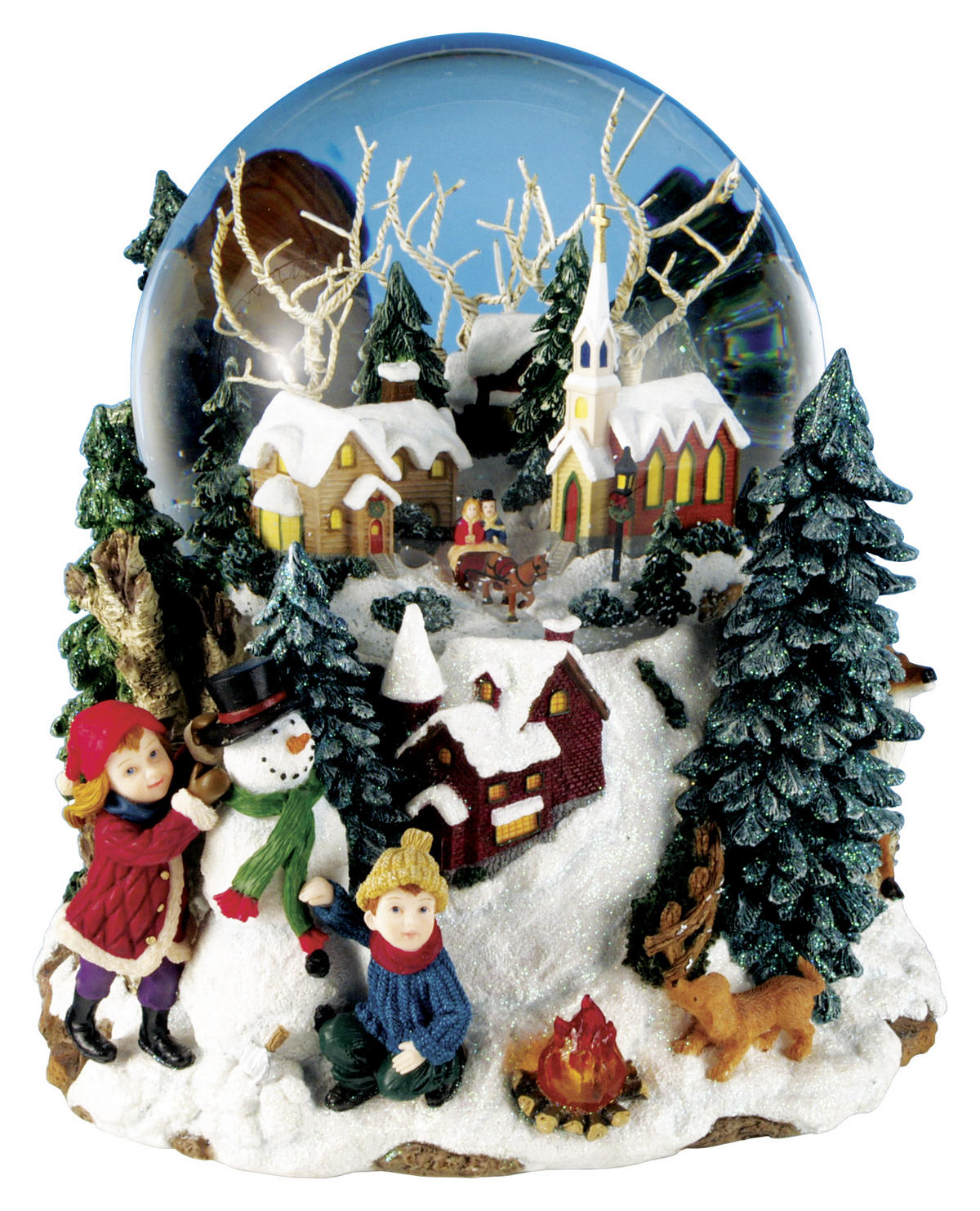 SCHNEEKUGEL - Multicolor, LIFESTYLE, Kunststoff