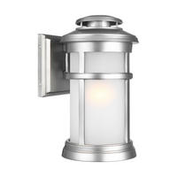 AUSSENWANDLEUCHTE - Edelstahlfarben, Konventionell, Glas (19,1/22,6/32,9cm) - Elstead Lighting