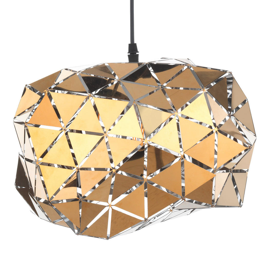 Thumbnail - Pendelleuchte Andromeda, Gold, Metall, rund,rund, 35x128x35 cm, Eec, beliebig kürzbar, Lampen & Leuchten, Innenbeleuchtu...