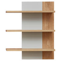 WANDPANEEL Grau, Eiche Artisan, Wildeiche  85/100/26 cm  - Wildeiche/Eiche Artisan, Design, Holzwerkstoff (85/100/26cm) - Novel