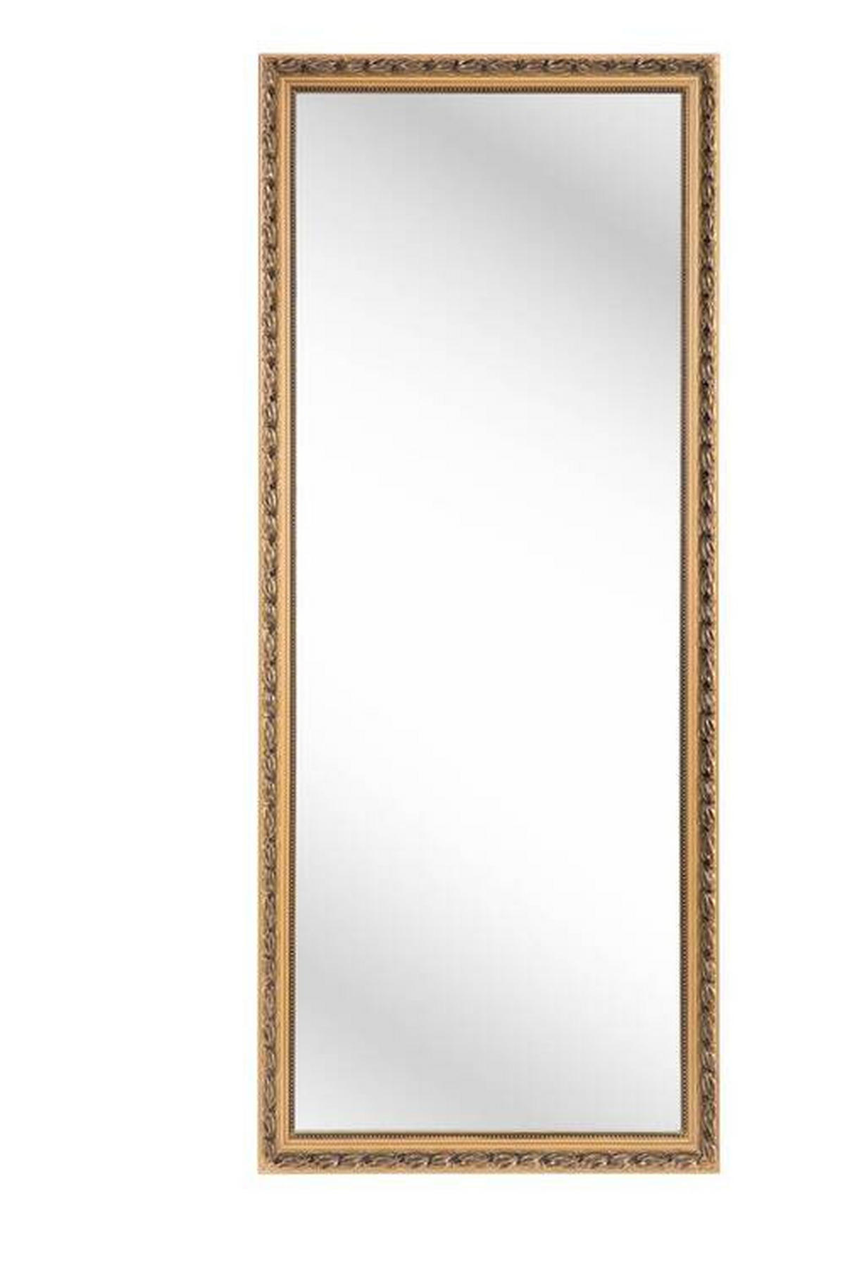 WANDSPIEGEL 70/170/3 cm    in rechteckig  - Goldfarben, LIFESTYLE, Glas/Holz (70/170/3cm) - Carryhome