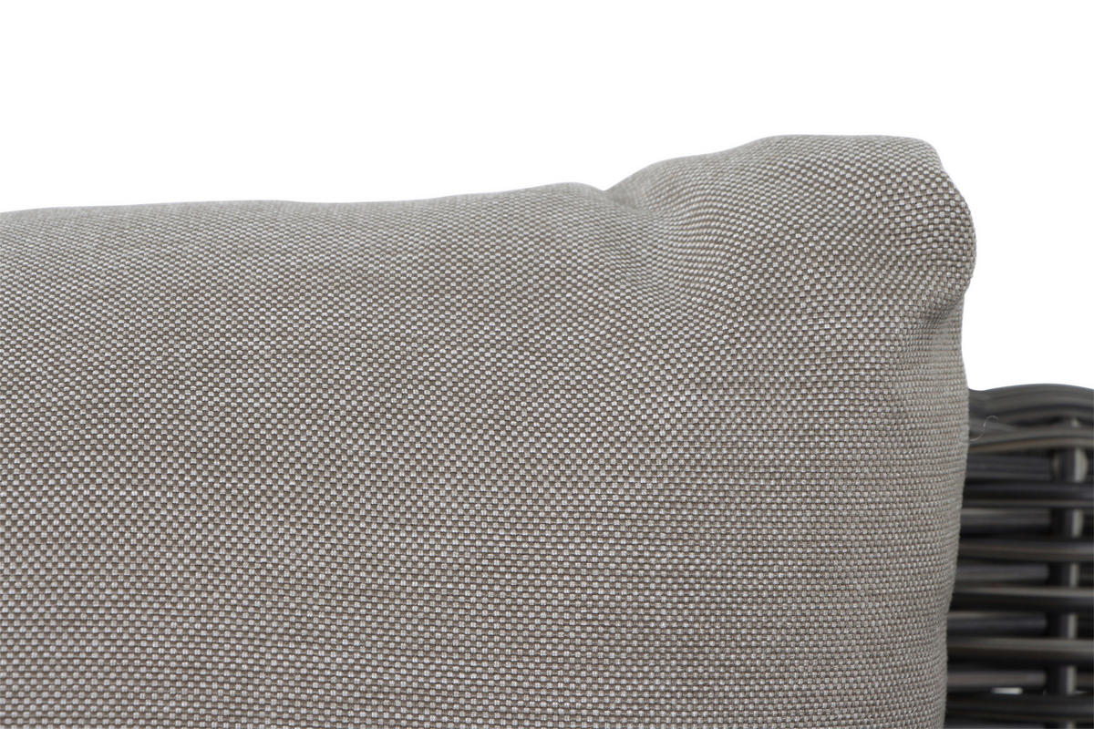 LOUNGEGARNITUR 4-teilig   219/88/219 cm  - Grau, Basics, Keramik/Kunststoff (219/88/219cm) - Siena Garden