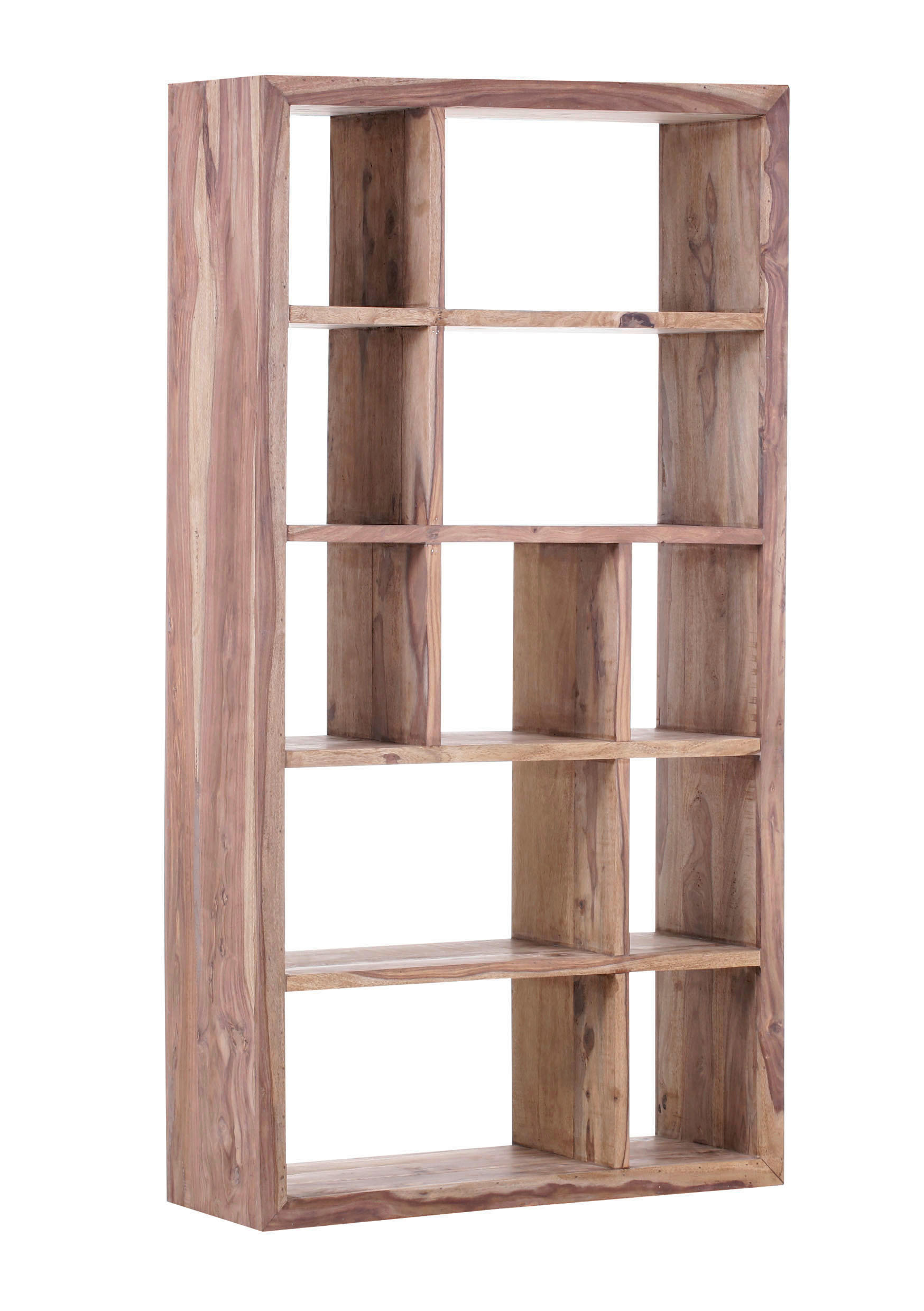 REGAL Sheesham massiv Naturfarben - Naturfarben, LIFESTYLE, Holz (95/180/35cm) - Landscape