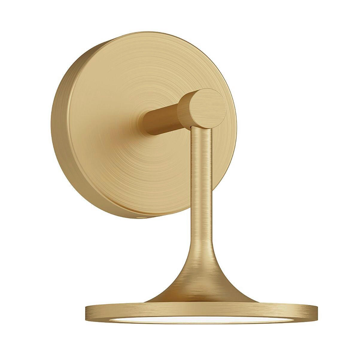 LED-WANDLEUCHTE Alora Mood 19,7/14,2/17,8 cm  - Messingfarben, Design, Kunststoff/Metall (19,7/14,2/17,8cm) - Elstead Lighting