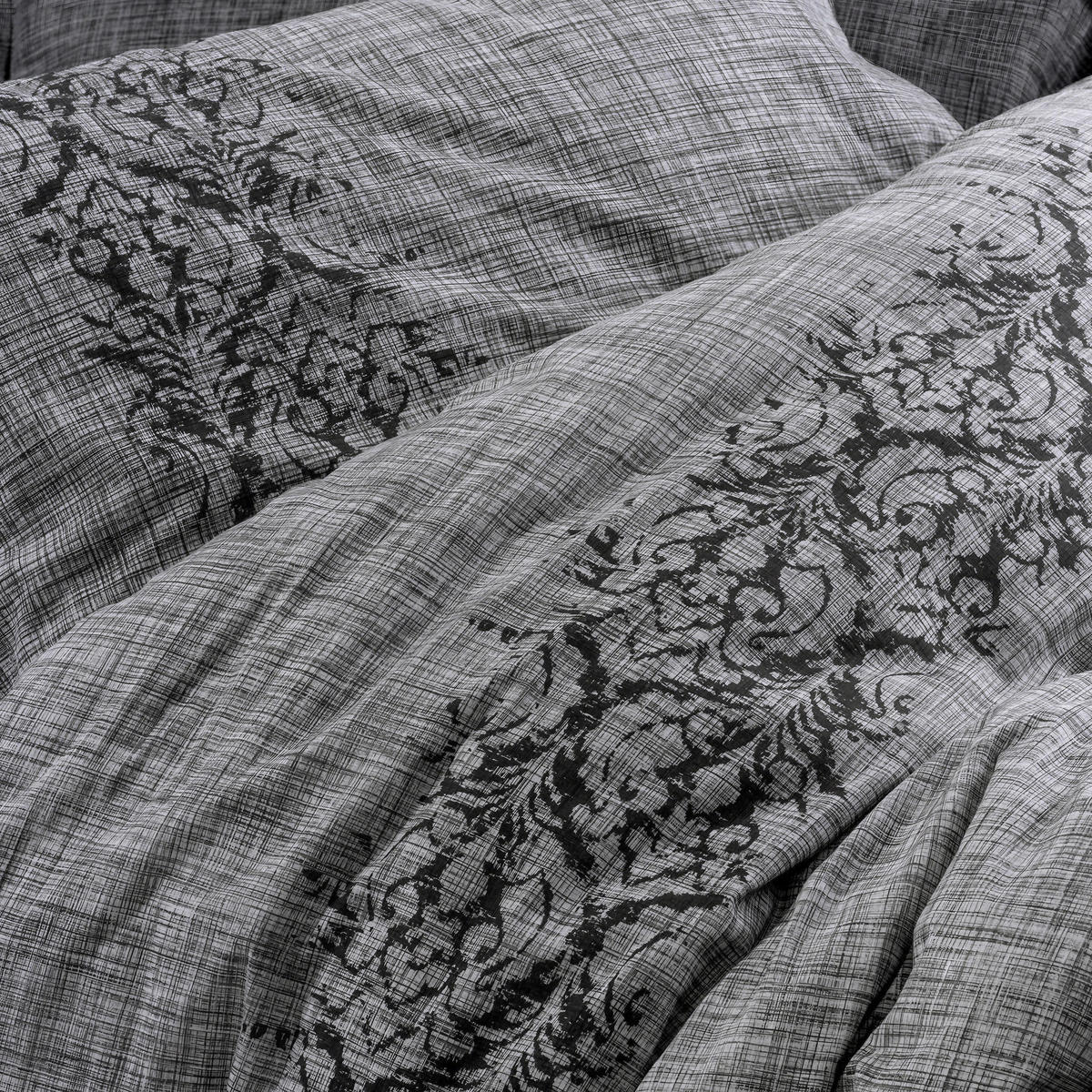 BETTWÄSCHE 155/220 cm  - Grau, Basics, Textil (155/220cm)