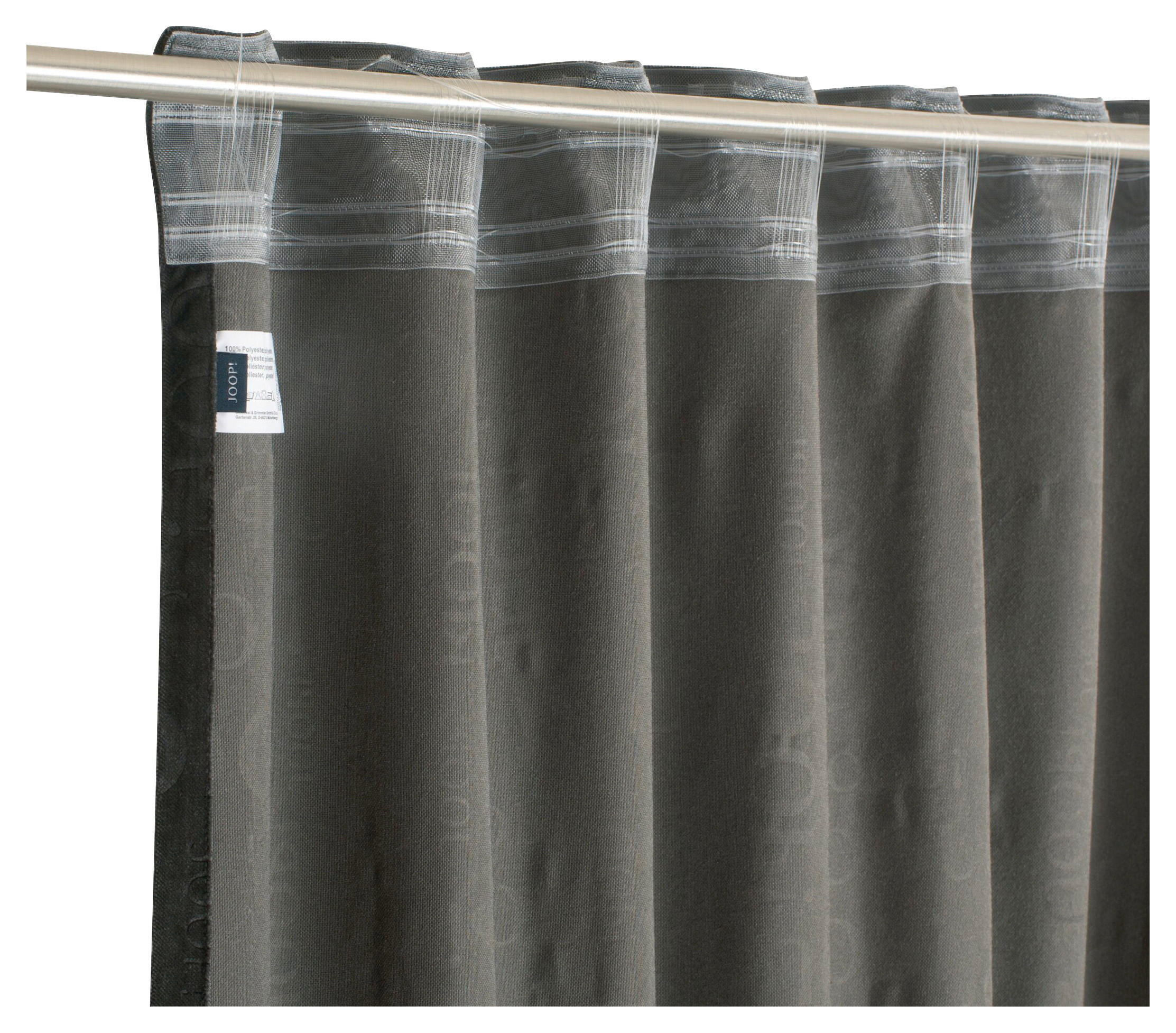 FERTIGVORHANG blickdicht  - Anthrazit, Design, Textil (130/250cm) - Joop!