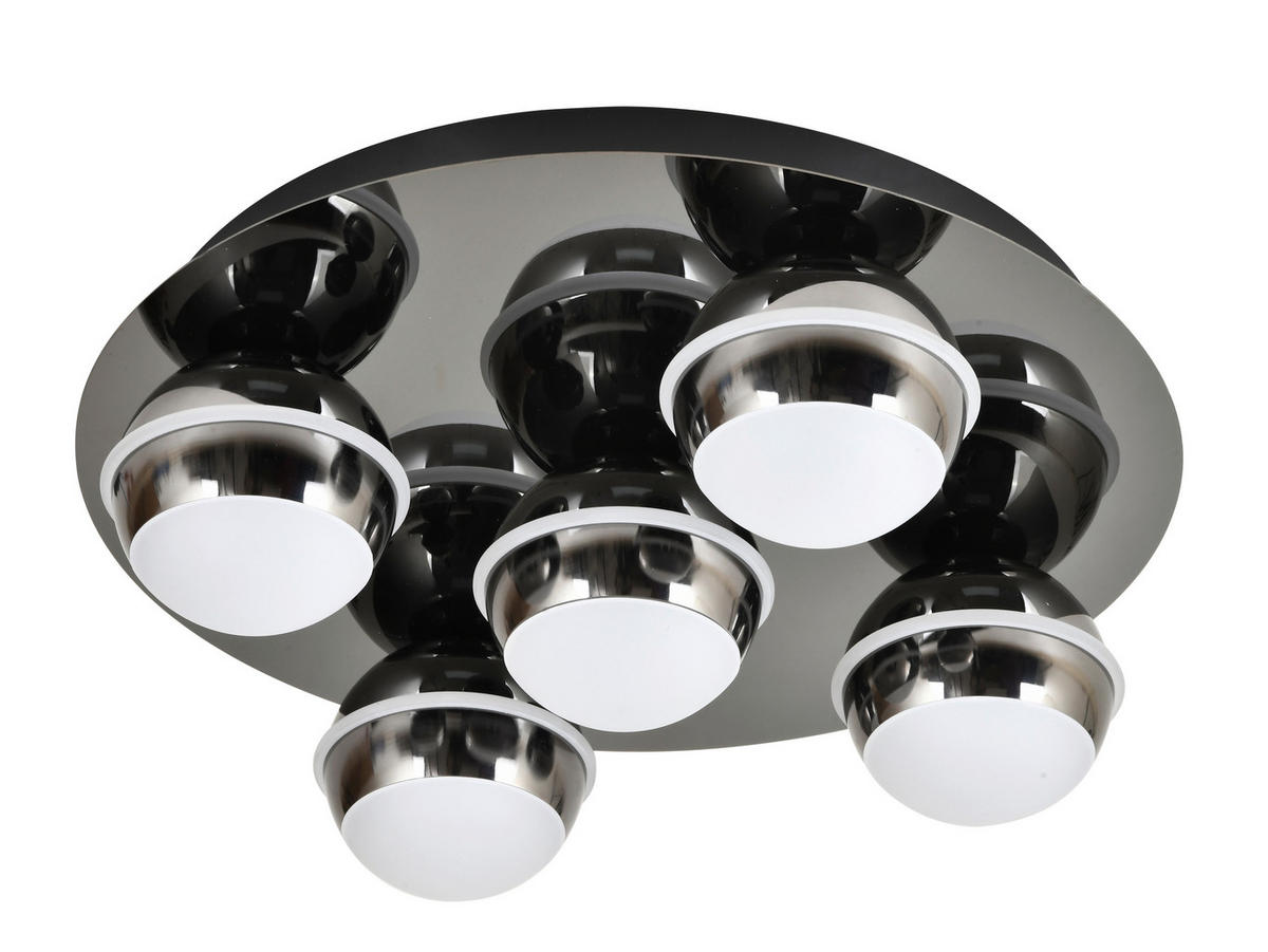 LED-DECKENLEUCHTE Biarritz 40/40/14 cm  - Sandfarben, Design, Kunststoff/Metall (40/40/14cm)