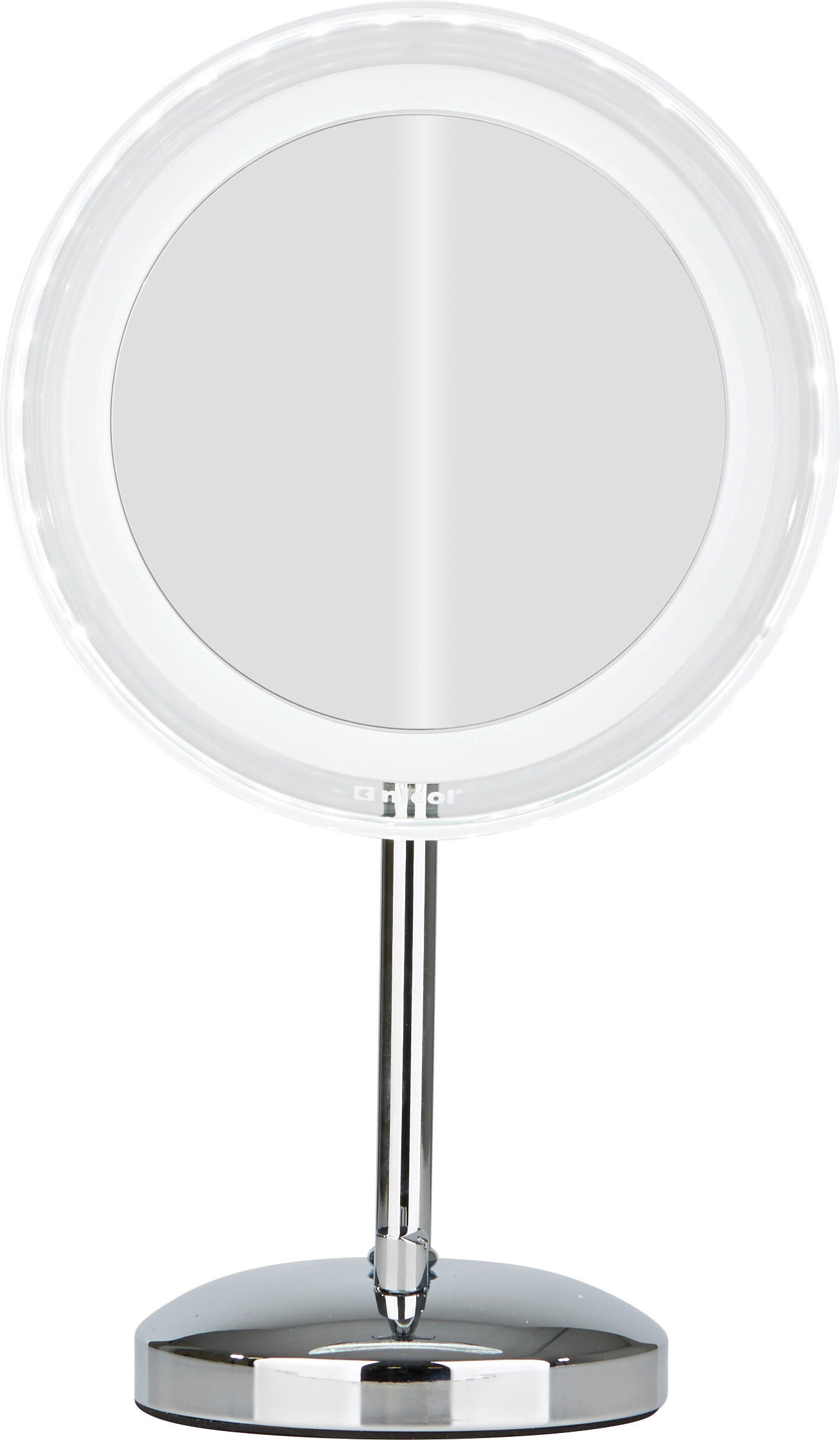 SCHMINKSPIEGEL     - Chromfarben, Basics, Glas/Kunststoff (23/39,5/15cm) - Sadena