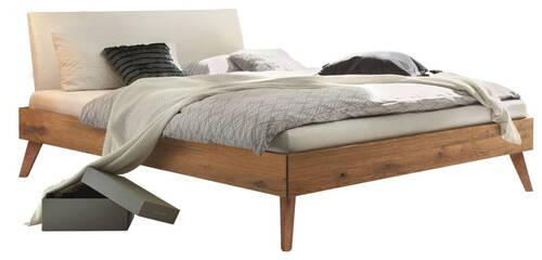 BETT 200/200 cm  in Wildeiche  - Wildeiche/Eichefarben, Design, Holz (200/200cm) - Hasena