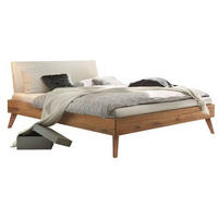 BETT 200/200 cm  in Wildeiche  - Wildeiche/Eichefarben, Design, Holz/Textil (200/200cm) - Hasena