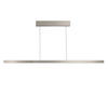 LED-HÄNGELEUCHTE Pendelleuchte 35/15 aufrecht Up/Down 145/1,5/3,5 cm   - Nickelfarben, Design, Metall (145/1,5/3,5cm) - Ambiente