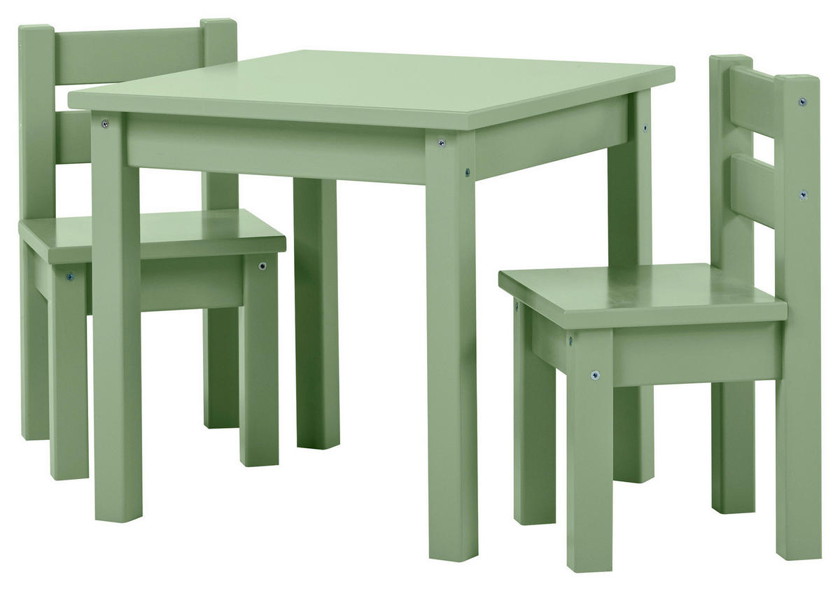 KINDERSITZGRUPPE  - Pastellgrün, MODERN, Holz - MID.YOU