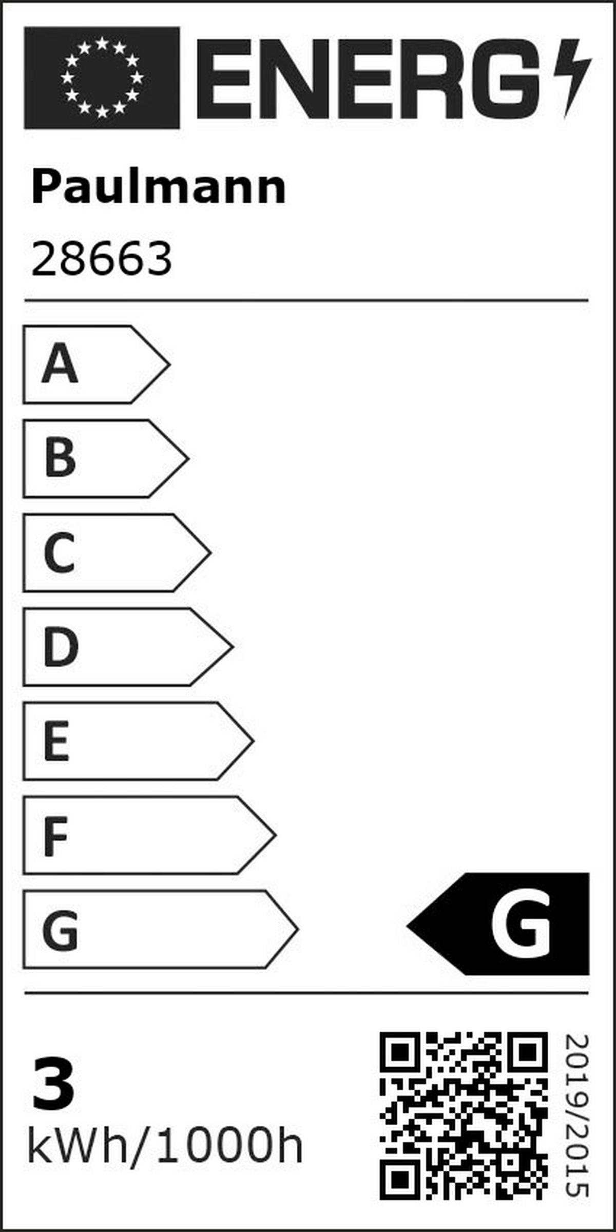 LED-LEUCHTMITTEL   E14 max. 2,6W W 220 lm  - Klar/Silberfarben, Basics, Glas (7,8cm) - Paulmann