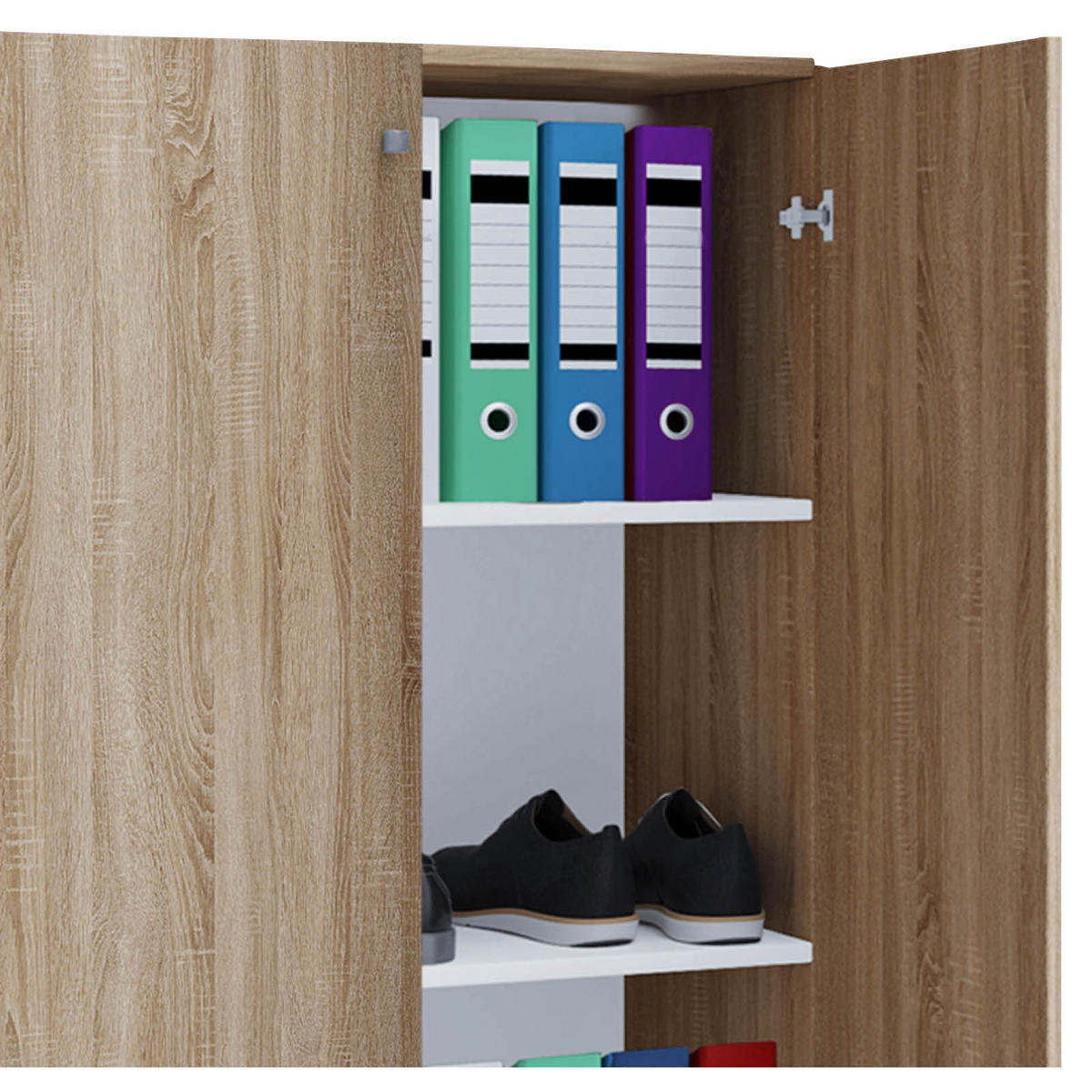 AKTENSCHRANK Sonoma Eiche  - Sonoma Eiche, Basics, Holzwerkstoff (70/110/39cm) - MID.YOU