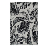 OUTDOORTEPPICH 120/170 cm Grau, Schwarz  - Schwarz/Grau, Design, Kunststoff (120/170cm) - Novel