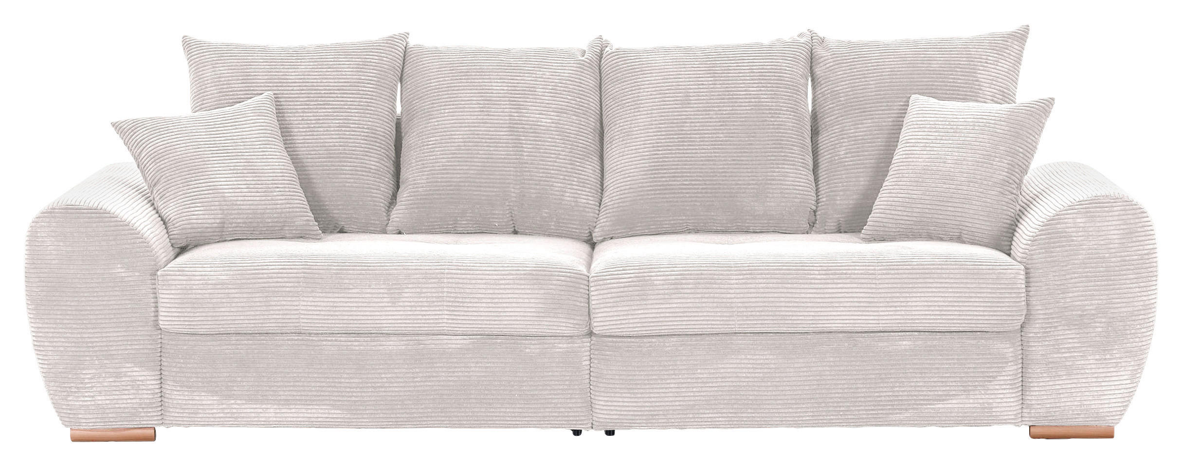 BIGSOFA Cord Naturfarben  - Eichefarben/Naturfarben, KONVENTIONELL, Holz/Textil (270/72/109cm) - Carryhome