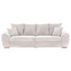 BIGSOFA in Cord Naturfarben  - Eichefarben/Naturfarben, Konventionell, Holz/Textil (270/72/109cm) - Carryhome