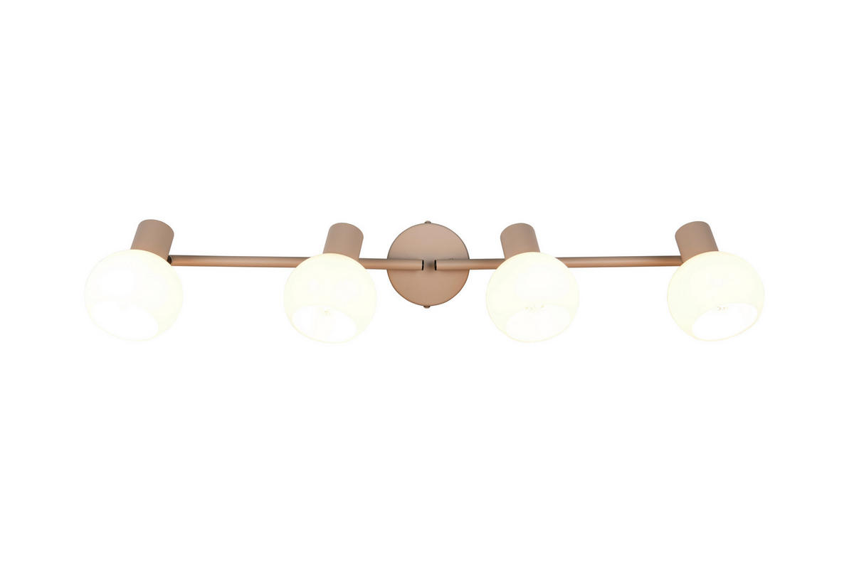 STRAHLER R86374043 70/18,5/10,00 cm  - Beigebraun/Weiß, Design, Glas/Metall (70/18,5/10,00cm)