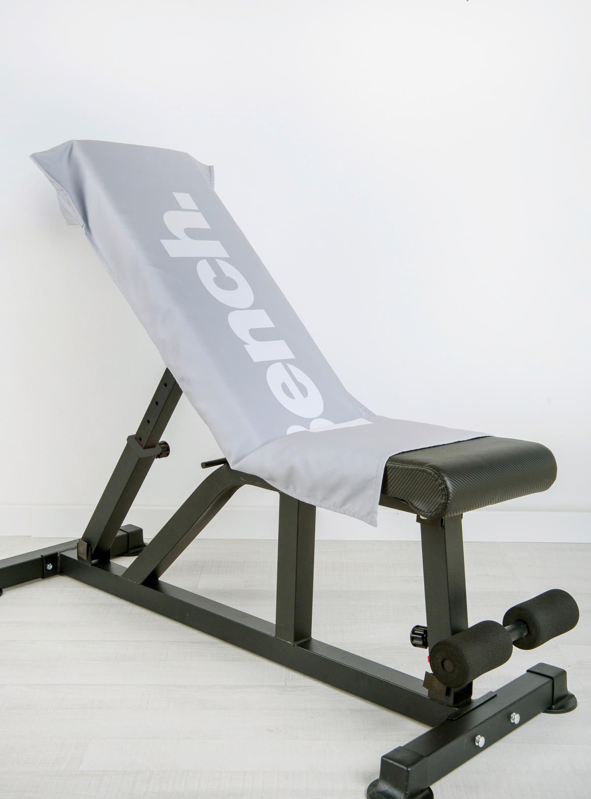 SPORTHANDTUCH Weiß, Grau  - Weiß/Grau, KONVENTIONELL, Textil (50/110cm) - Bench