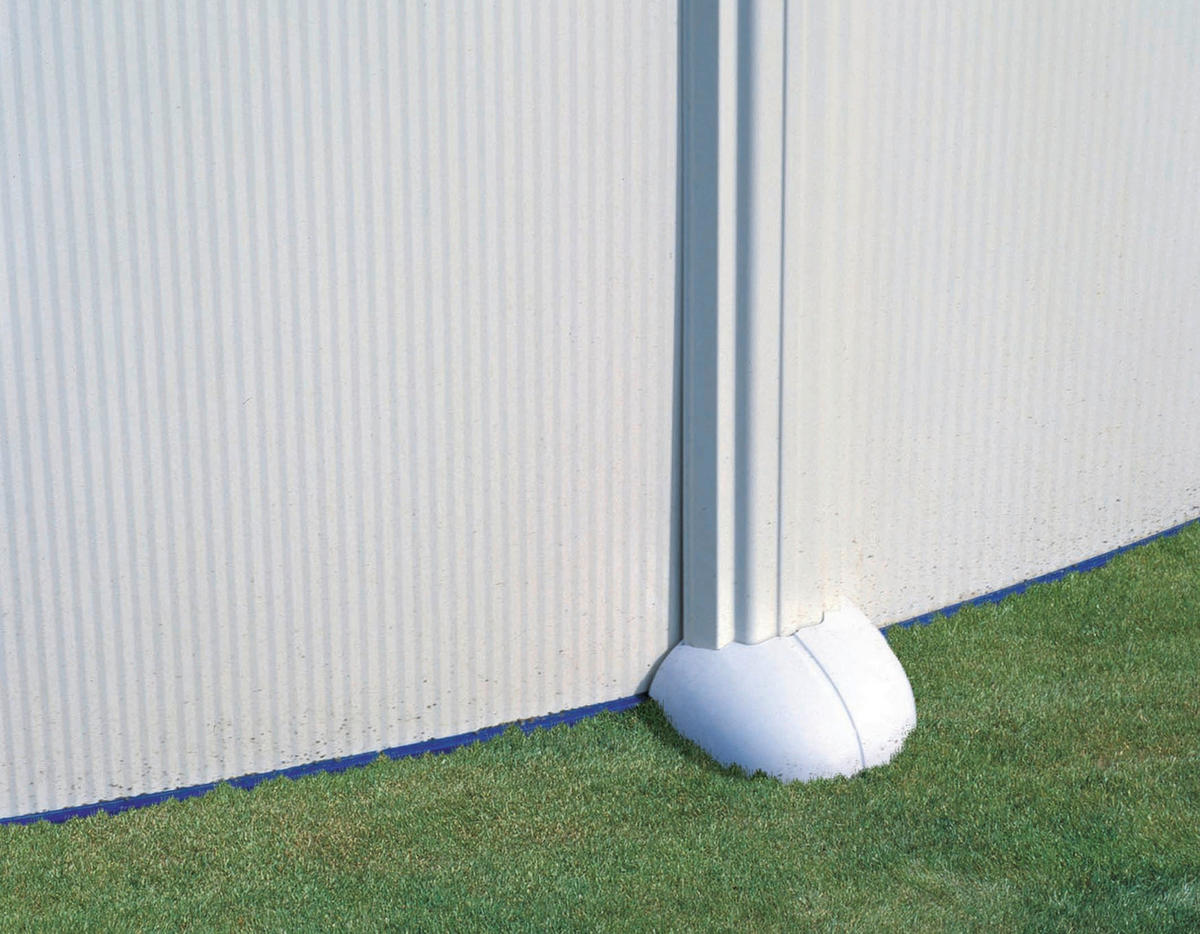 POOL-SET KITPR558 570/132 cm  - Weiß, KONVENTIONELL, Metall (570/132cm) - Gre