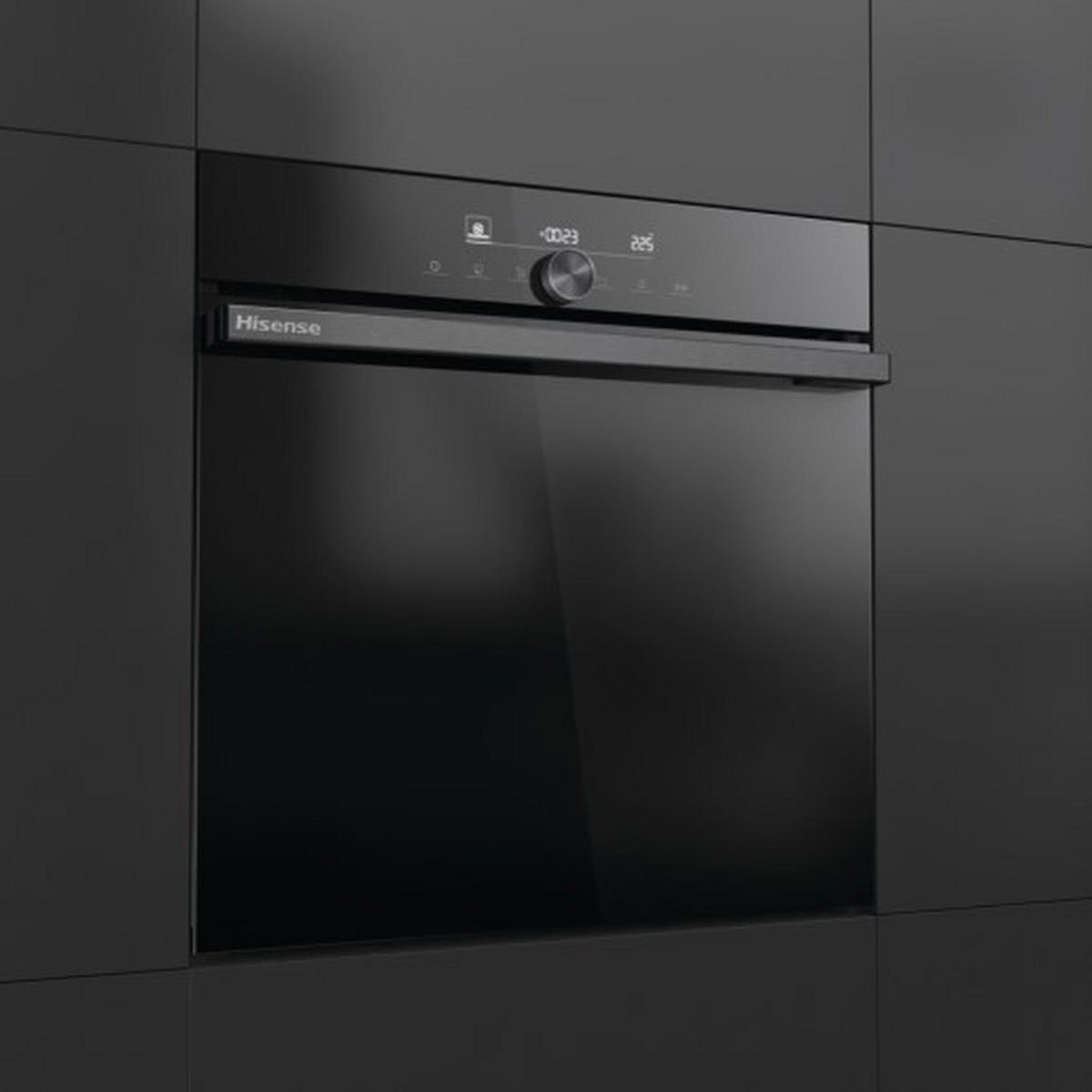 EINBAUBACKOFEN BSA65334ABDG  - Schwarz, Basics, Metall (59,5/59,5/56,4cm) - Hisense