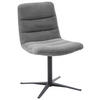 STUHL - Dunkelgrau/Schwarz, Design, Textil/Metall (52/88/66cm) - Dieter Knoll