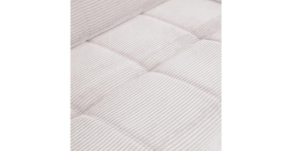 ECKSOFA  in Cord Naturfarben  165/295 cm  - Schwarz/Naturfarben, KONVENTIONELL, Textil/Metall (165/295cm) - Carryhome