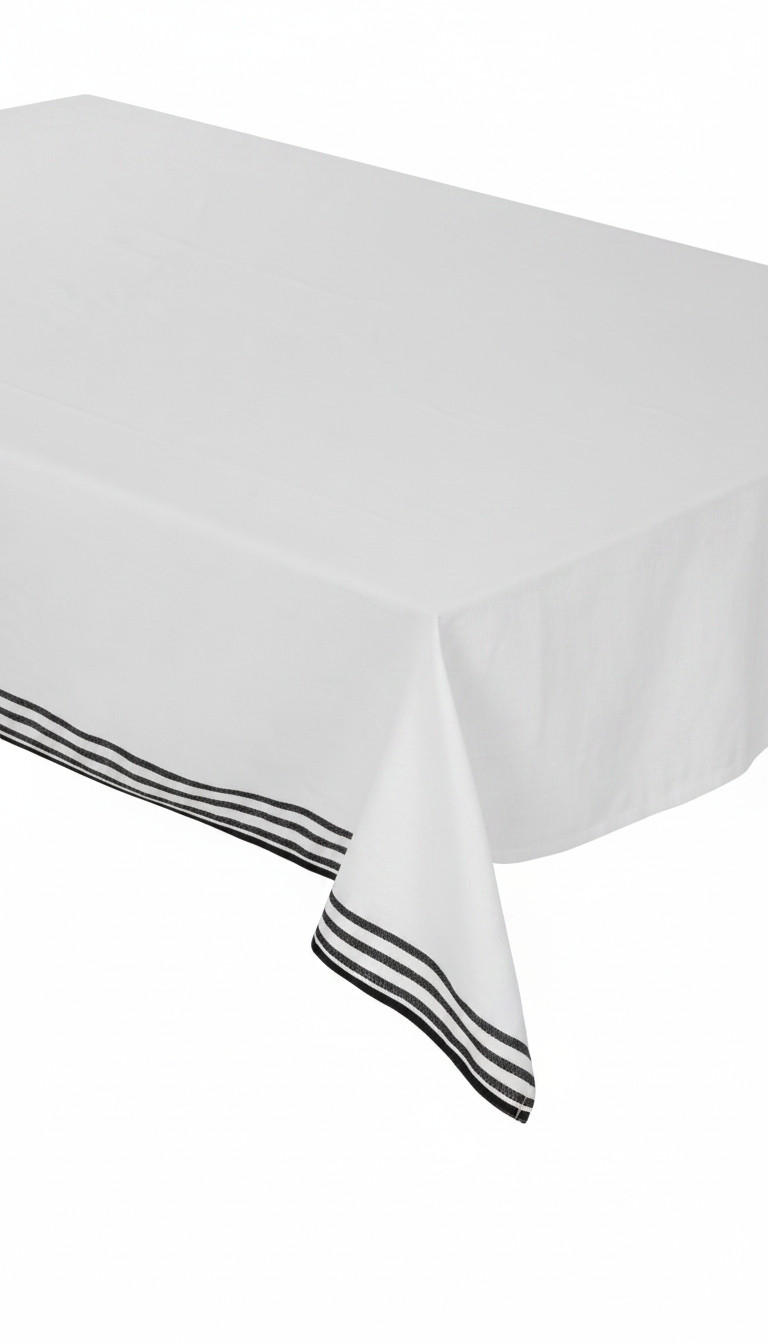 BORDSDUK STENHILD textil vit 150/300 cm  - vit, Trend, textil (150/300cm) - Markslöjd