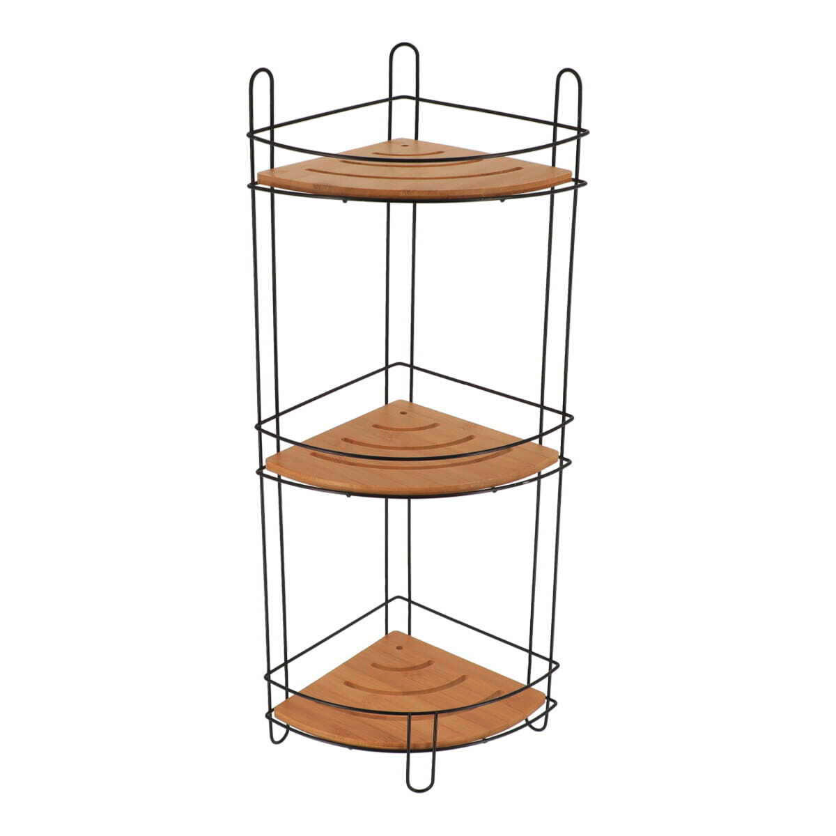 POLICA  drvo, metal  - crna, Basics, drvo/metal (20/61,5/27cm) - Homeware