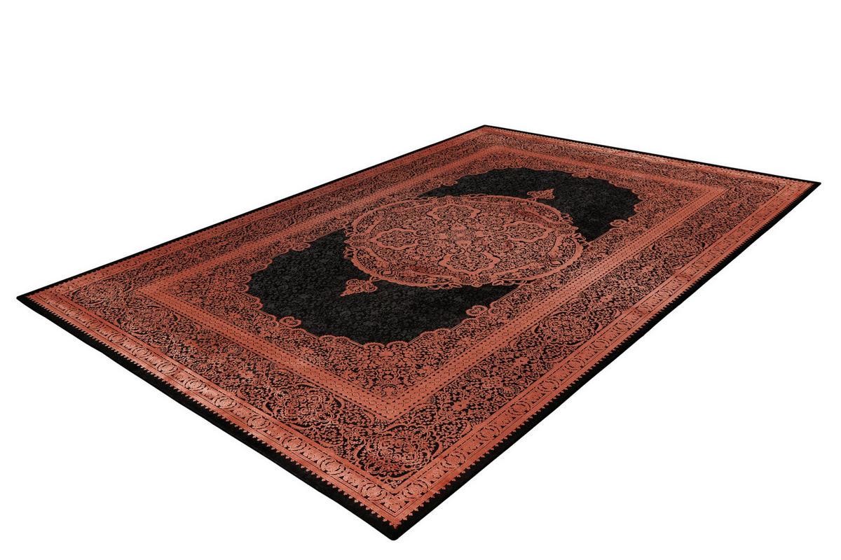 WEBTEPPICH 160/230 cm  - Rot/Dunkelorange, Design, Textil (160/230cm) - Novel