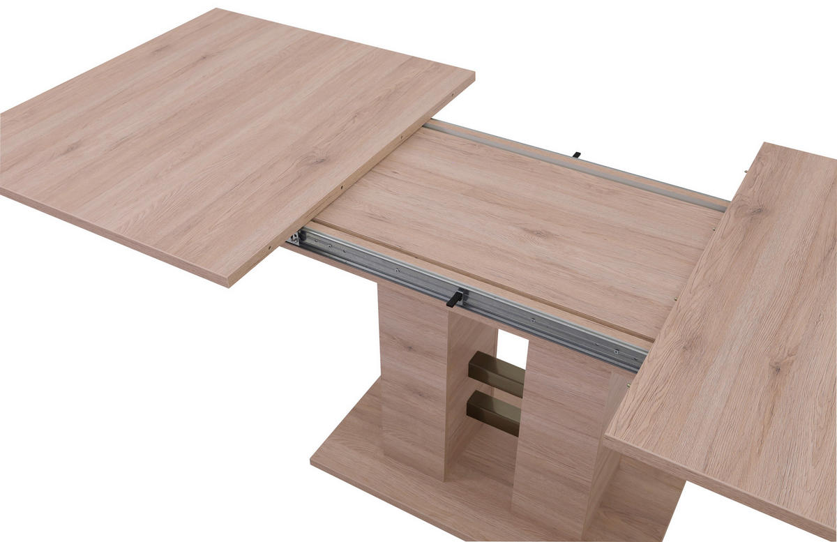 ESSTISCH Sonoma Eiche rechteckig  ausziehbar  - Eichefarben/Sonoma Eiche, MODERN, Holzwerkstoff (140-220/90/76cm) - Carryhome