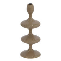 STABKERZENHALTER - Beige, Basics, Metall (11/28/11cm)