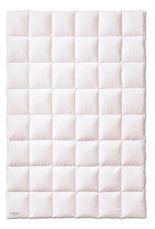 DAUNENDECKE  Österreichische Weidegans  140/200 cm   - Weiß, Basics, Textil (140/200cm) - Kauffmann