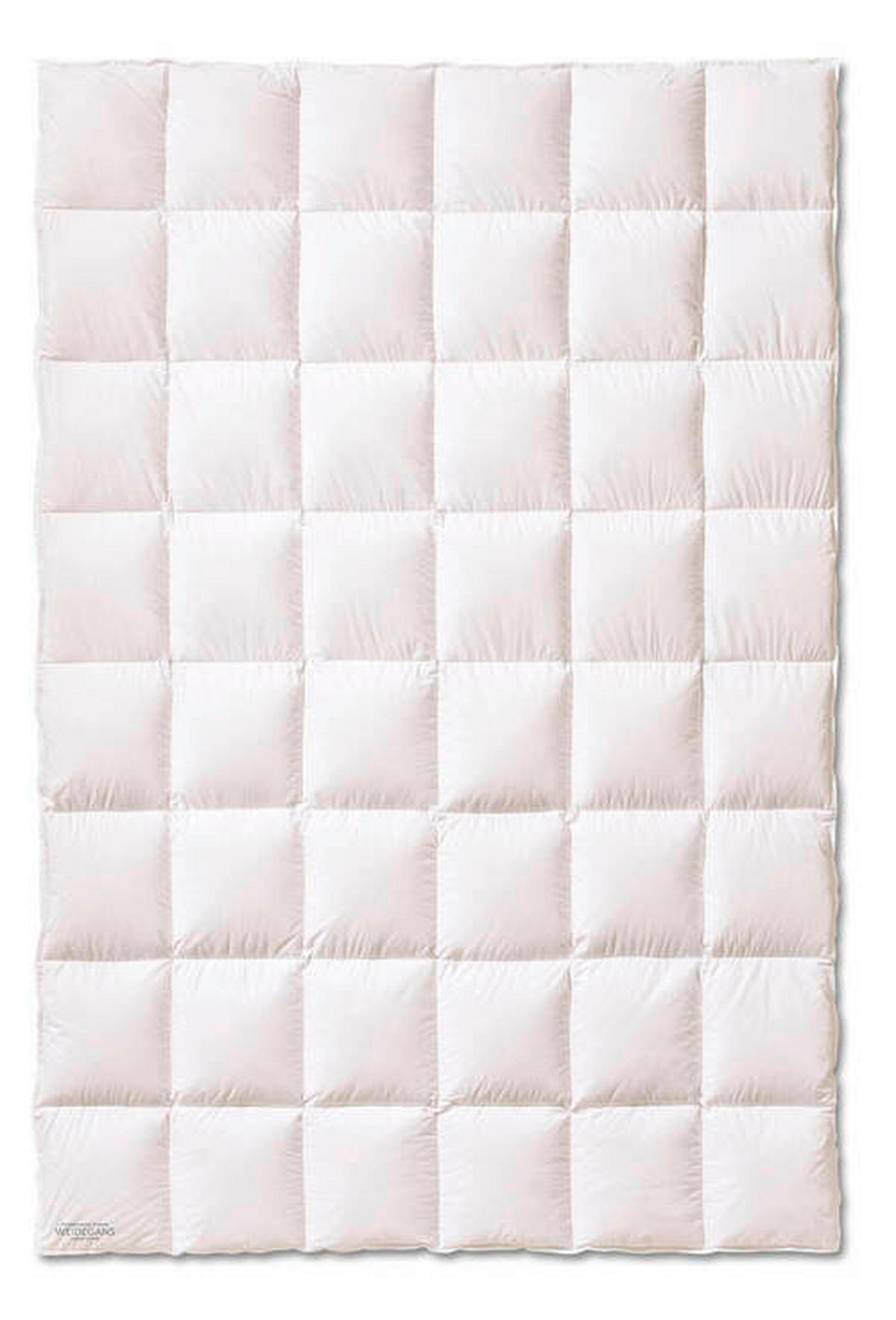 DAUNENDECKE  Österreichische Weidegans  140/200 cm   - Weiß, Basics, Textil (140/200cm) - Kauffmann