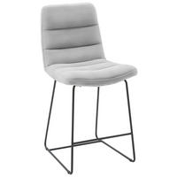 TRESENSTUHL in Textil Grau  - Schwarz/Grau, Design, Textil/Metall (52/106/66cm) - Dieter Knoll