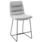 TRESENSTUHL in Grau  - Schwarz/Grau, Design, Textil/Metall (52/106/66cm) - Dieter Knoll