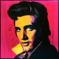 OLJNA SLIKA  80/80 cm   - rdeča/črna, Trend, umetna masa/tekstil (80/80cm) - Monee